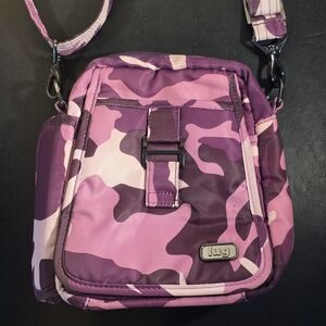 Lug Can Can Small Crossbody Bag in Camo Purple